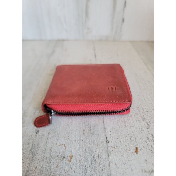 Unique red slot wallet mens accessory zipper getto deri - Picture 2 of 9